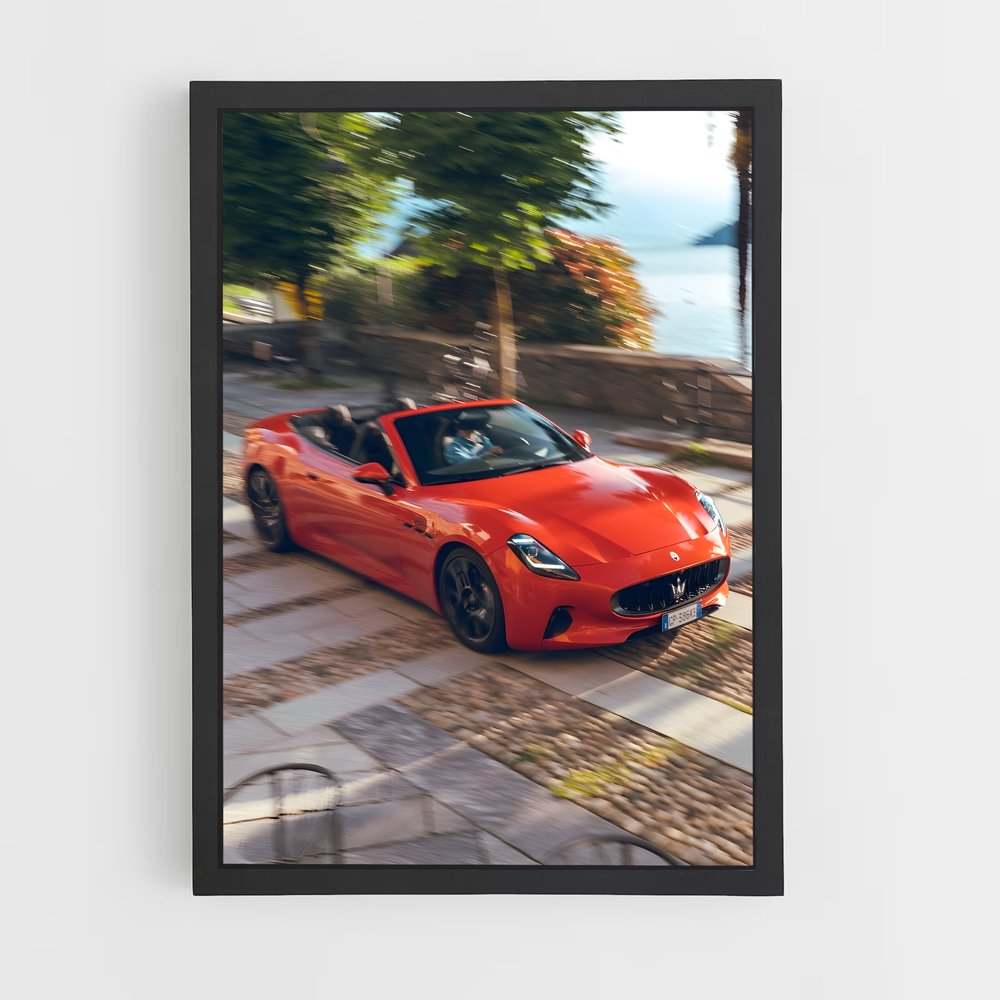 Poster Grancabrio dynamique – affiche Maserati (vue 2)