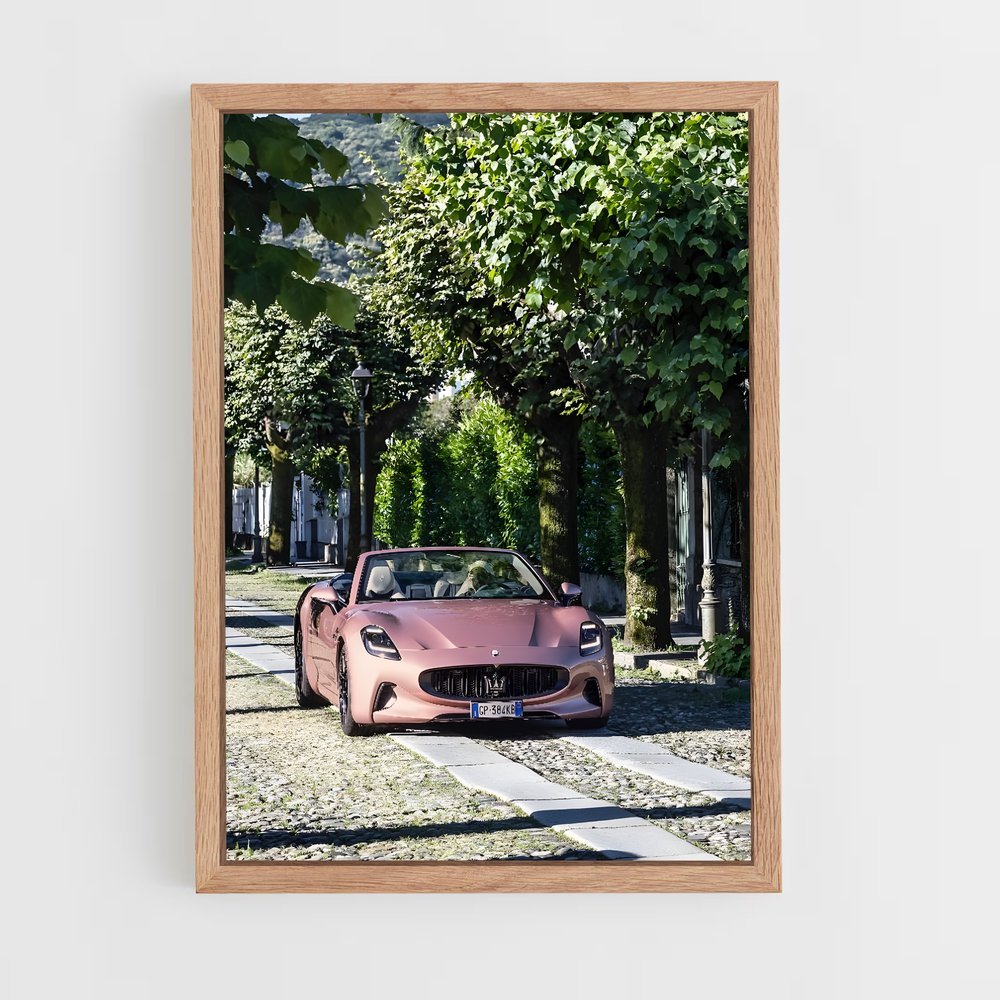 Poster Pink Dream Racer – affiche Maserati (vue 4)