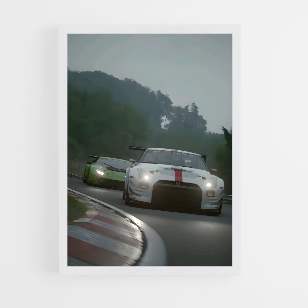 Poster Track Masters – affiche Maserati (vue 3)