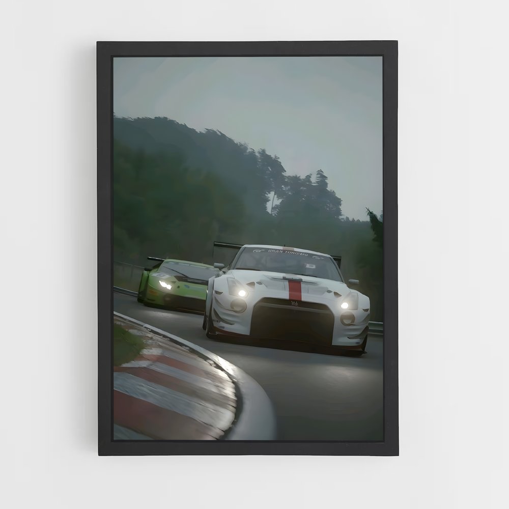 Poster Track Masters – affiche Maserati (vue 2)