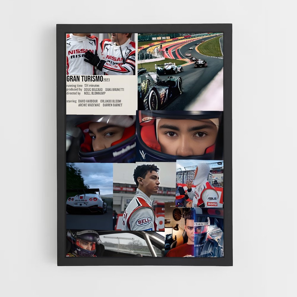 Poster Granturismo virage – affiche Maserati (vue 2)