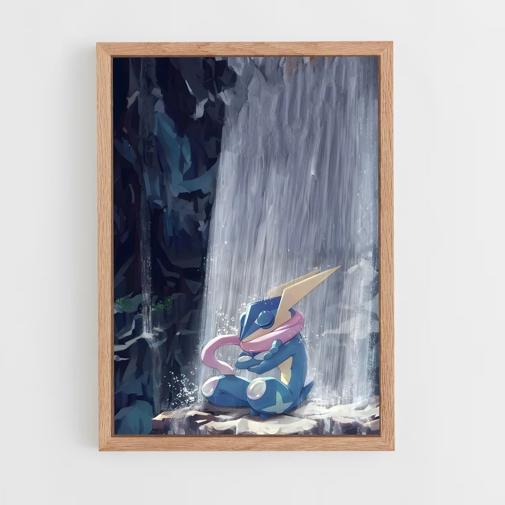Poster Greninja Splash – affiche Pokemon (vue 4)