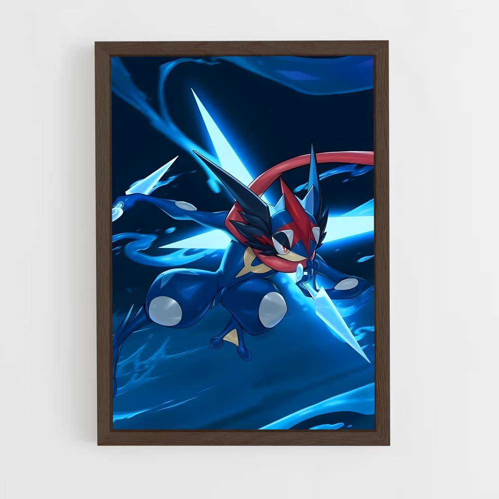 Poster Greninja en Action – affiche Pokemon (vue 5)