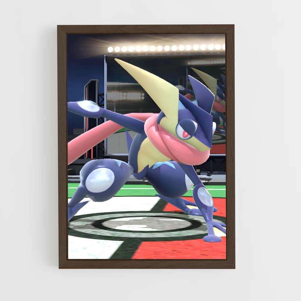 Poster Soccer Showdown: Greninja Goal – affiche Super Smash Bros (vue 5)