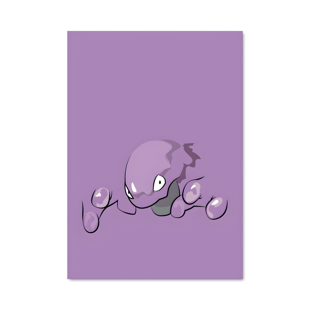 Poster Petite Baleine Violette – affiche Pokemon