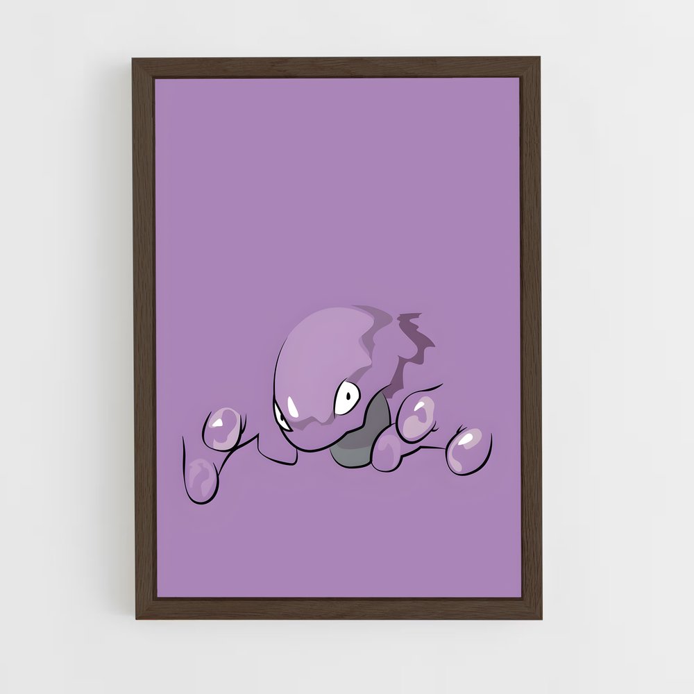Poster Petite Baleine Violette – affiche Pokemon (vue 5)