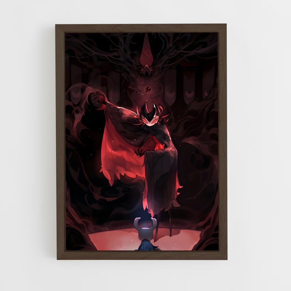 Poster La Légende Rouge – affiche Hollow Knight (vue 5)