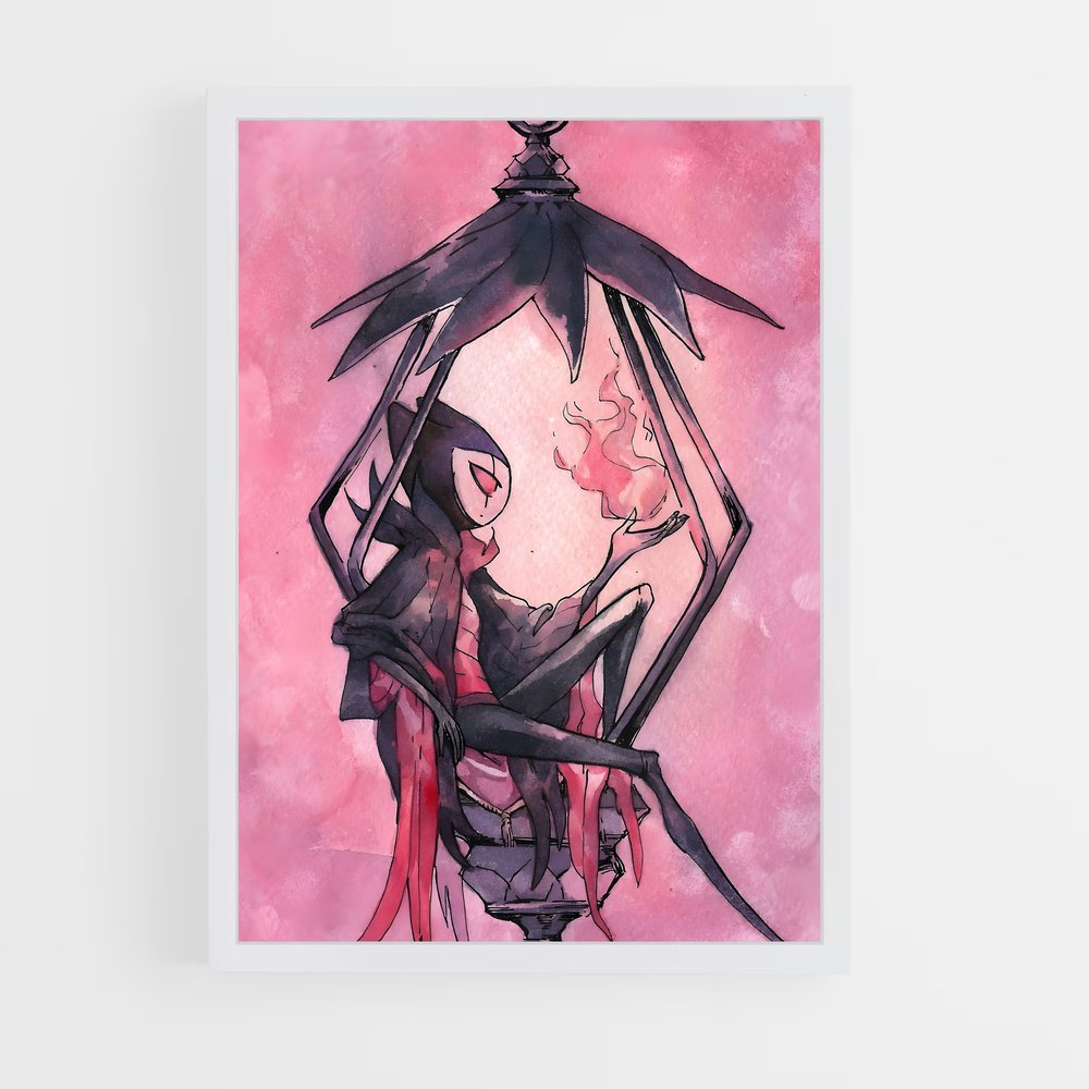 Poster La Femme Envoûtante – affiche Hollow Knight (vue 3)