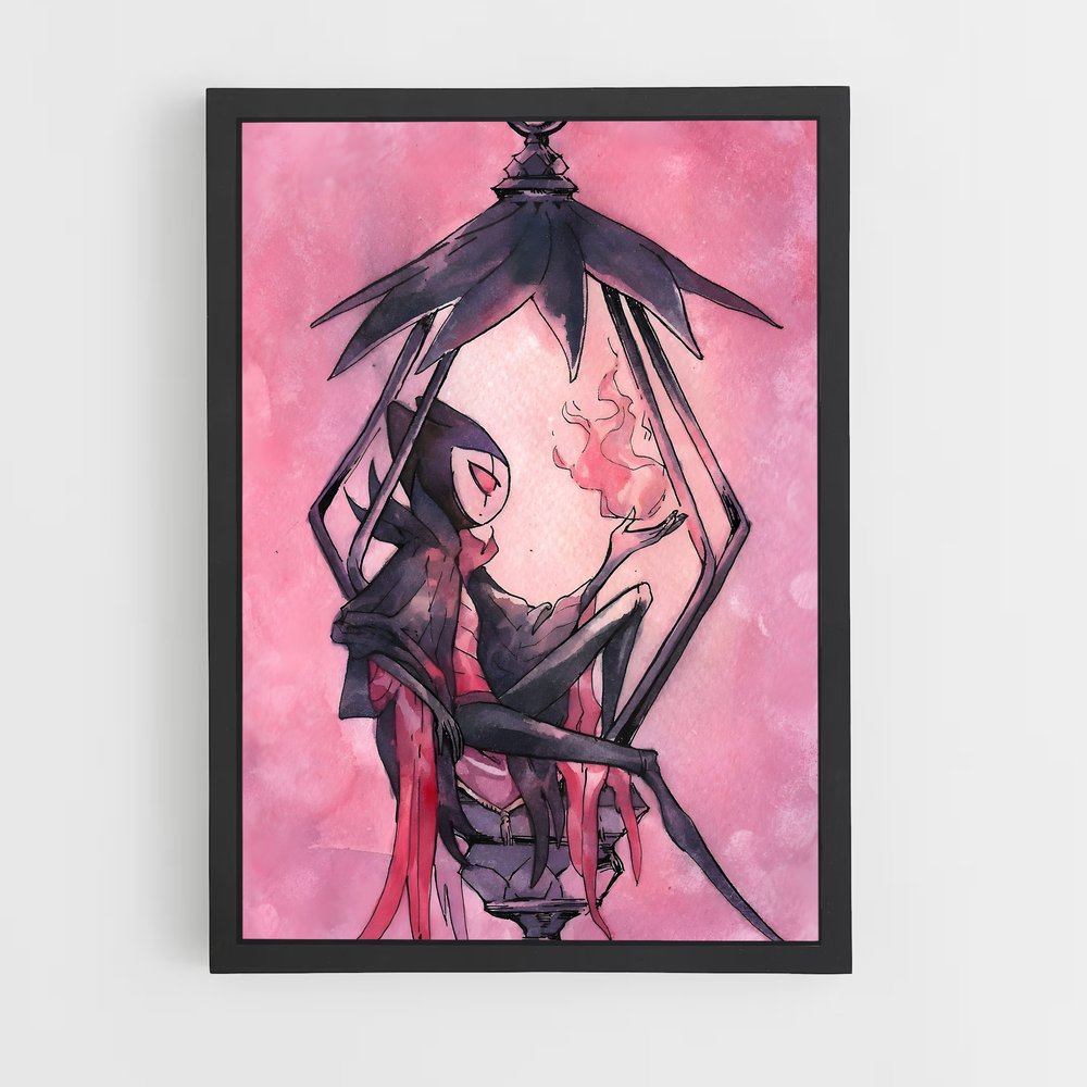 Poster La Femme Envoûtante – affiche Hollow Knight (vue 2)