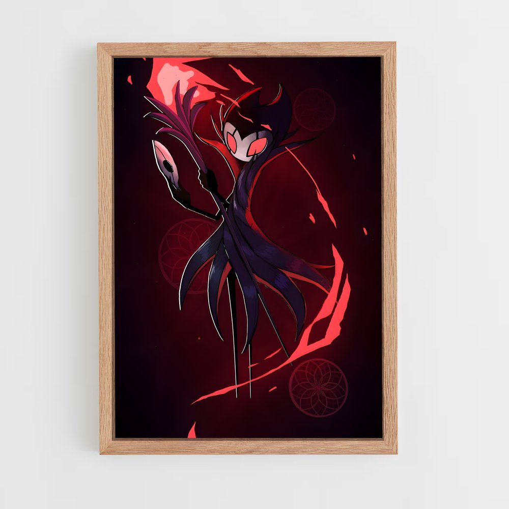 Poster Grimm silhouette – affiche Hollow Knight (vue 4)