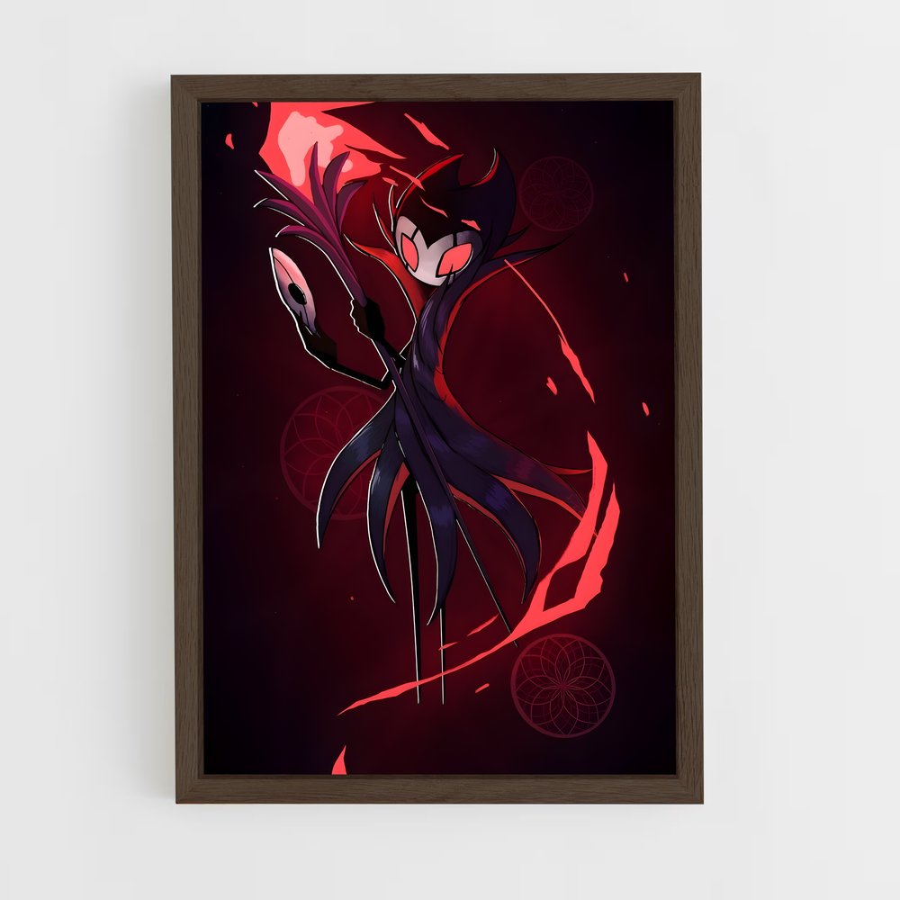 Poster Grimm silhouette – affiche Hollow Knight (vue 5)