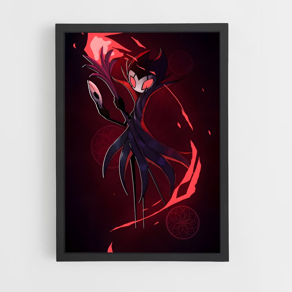 Poster Grimm silhouette – affiche Hollow Knight (vue 2)