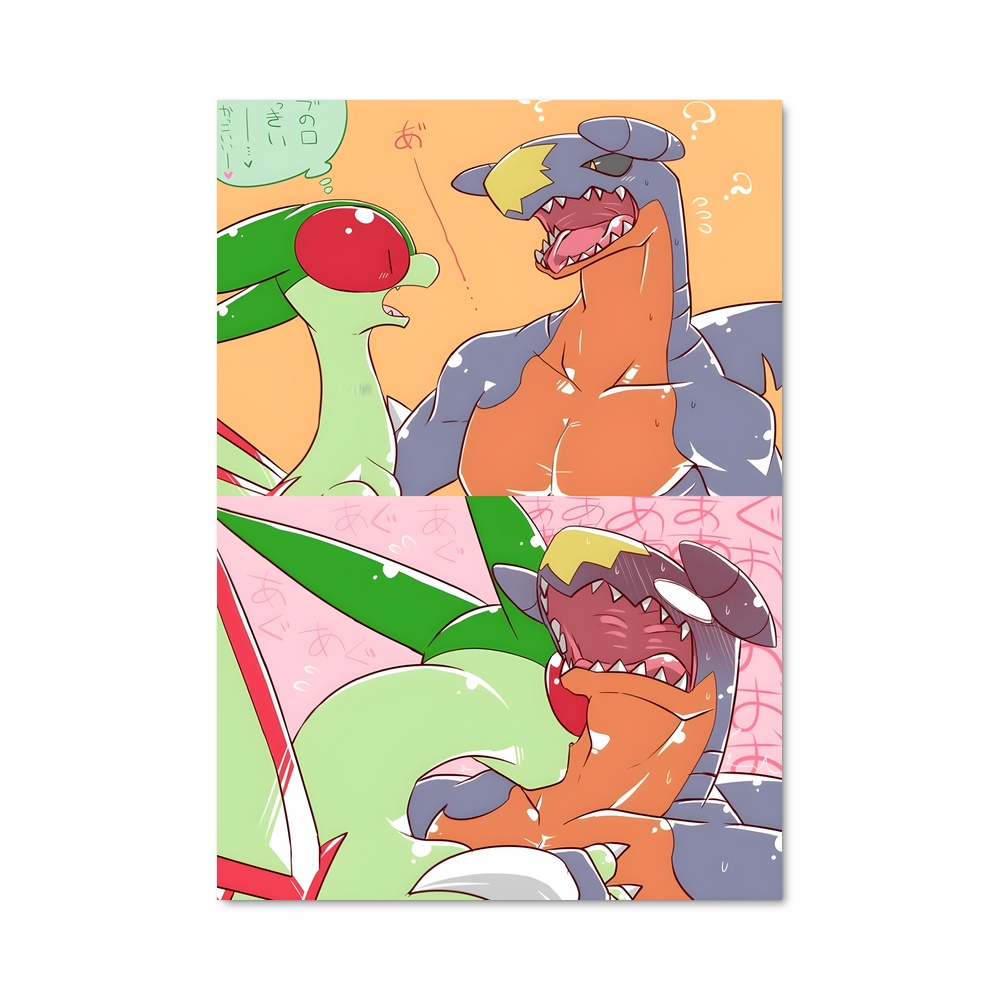 Poster Grotle Couleurs – affiche Pokemon