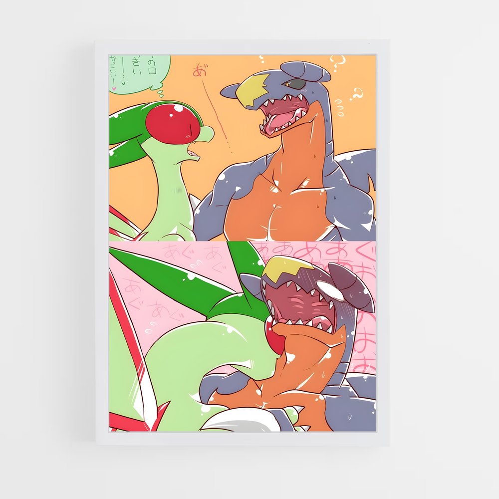 Poster Grotle Couleurs – affiche Pokemon (vue 3)
