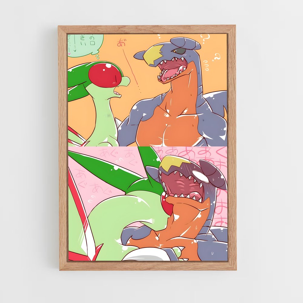 Poster Grotle Couleurs – affiche Pokemon (vue 4)