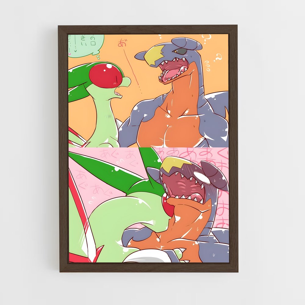 Poster Grotle Couleurs – affiche Pokemon (vue 5)