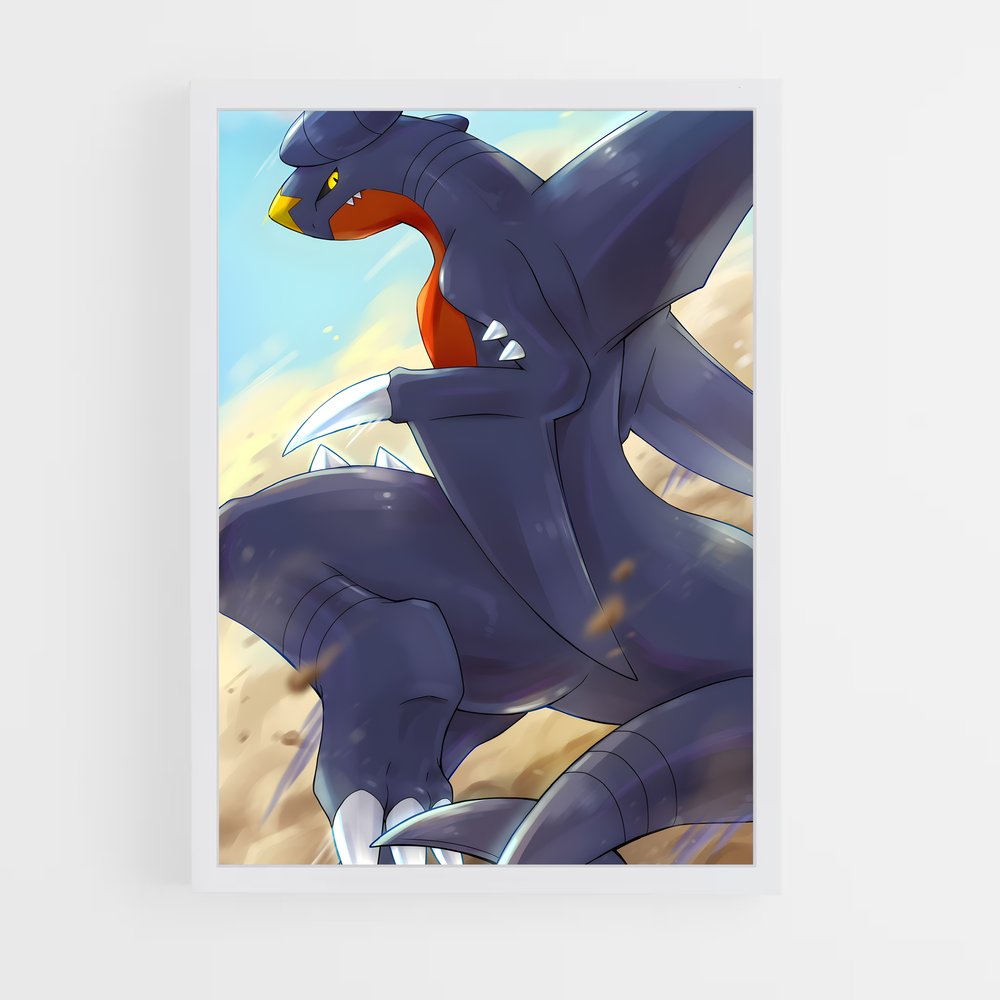 Poster Le Chevalier Cartoon – affiche Pokemon (vue 3)