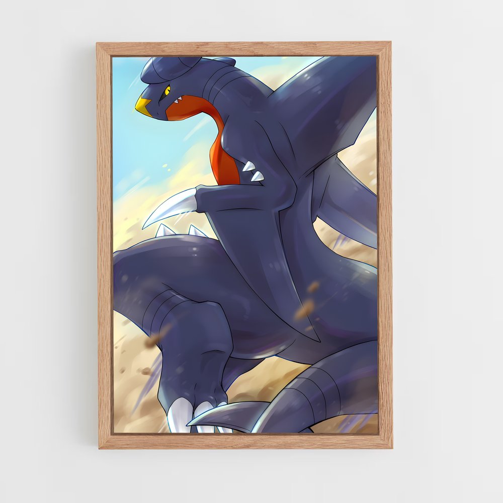 Poster Le Chevalier Cartoon – affiche Pokemon (vue 4)