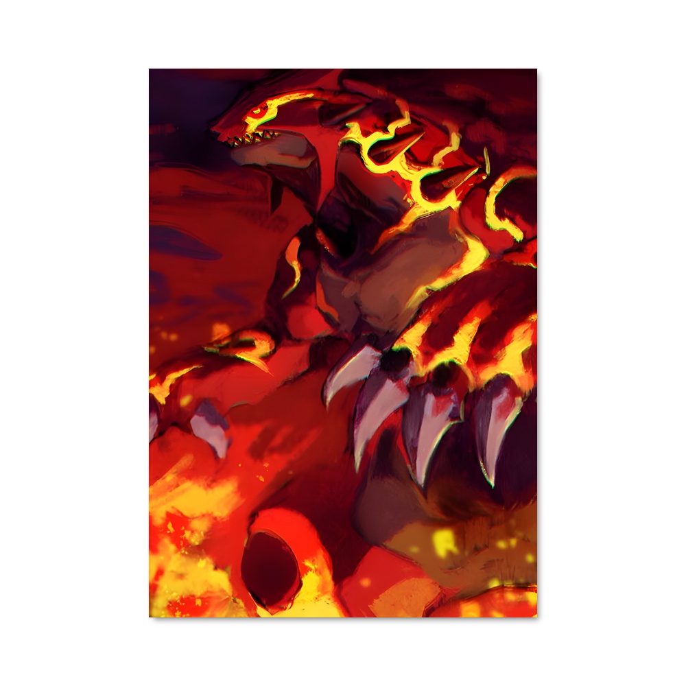 Poster Flamboiement de Groudon – affiche Pokemon