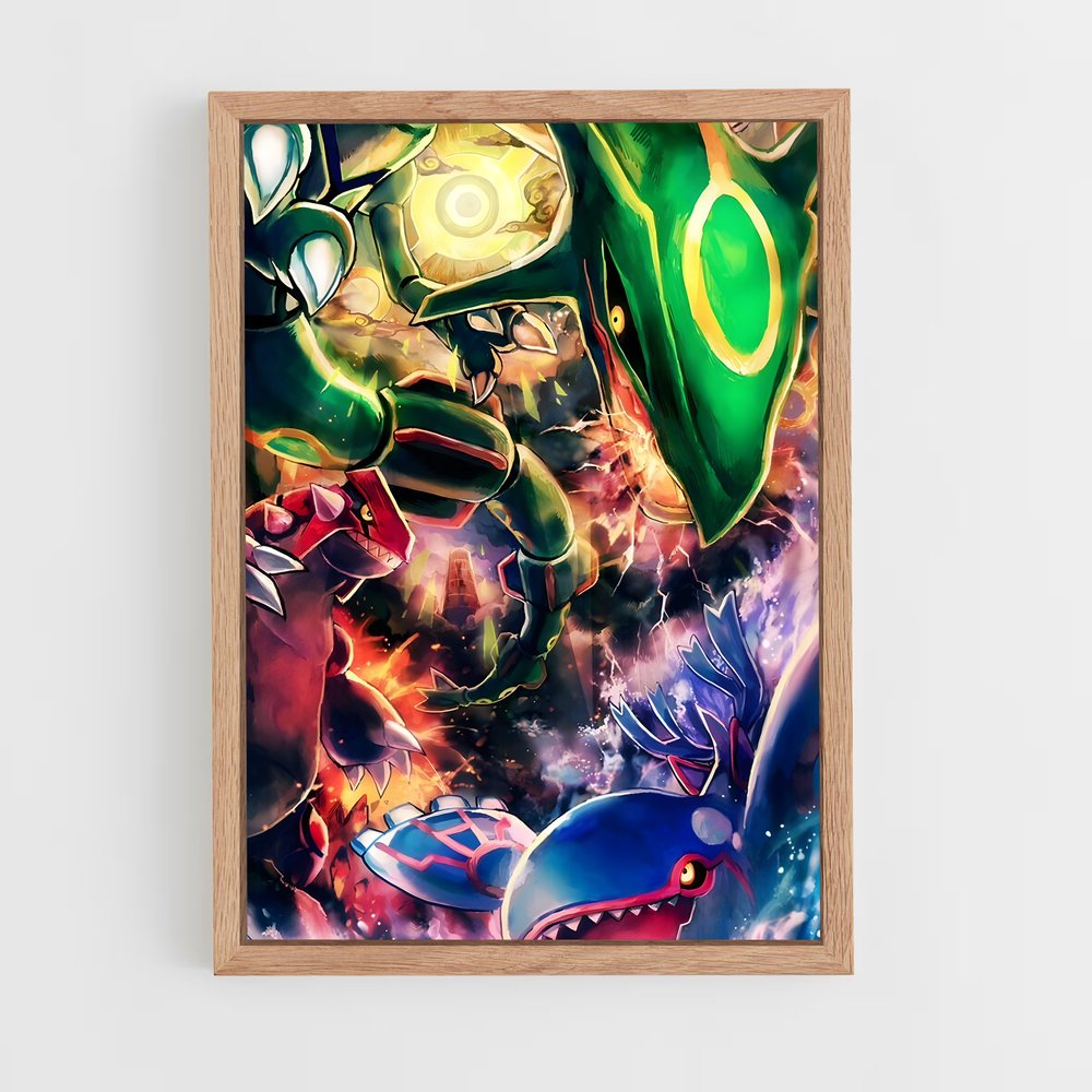 Poster L'Éveil de Groudon – affiche Pokemon (vue 4)