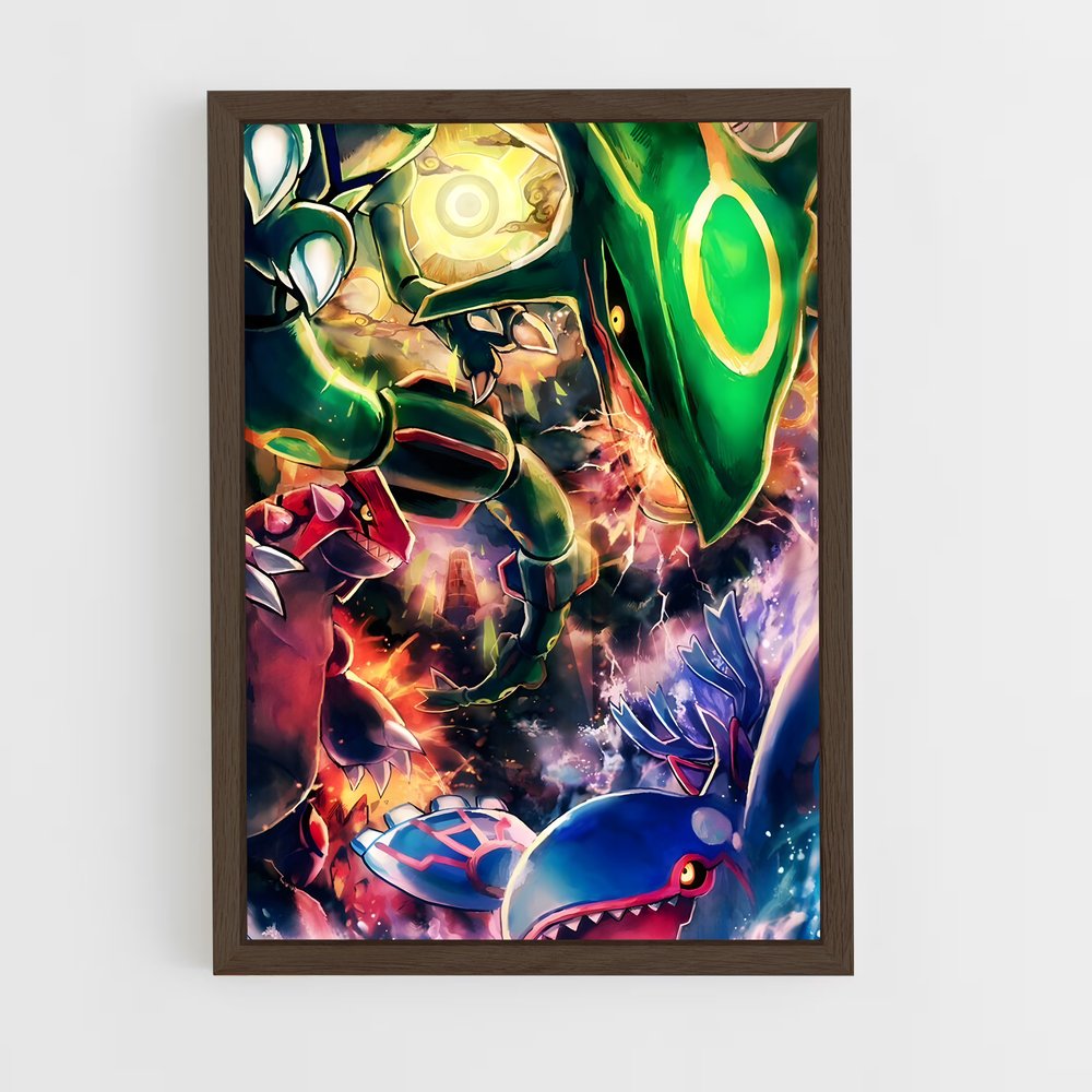 Poster L'Éveil de Groudon – affiche Pokemon (vue 5)