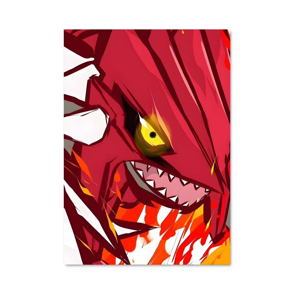 Poster Groudon Plongez – affiche Pokemon