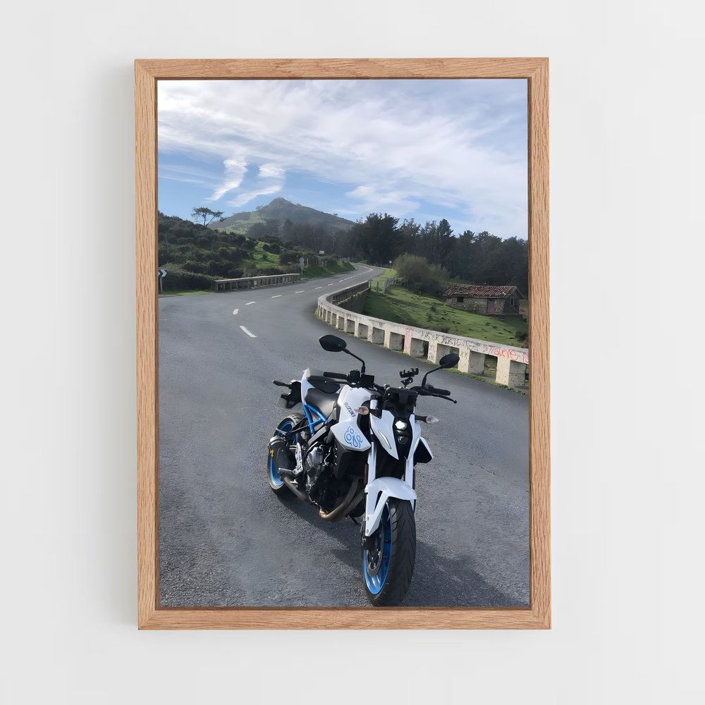Poster moto Gsx-s raffiné (vue 4)
