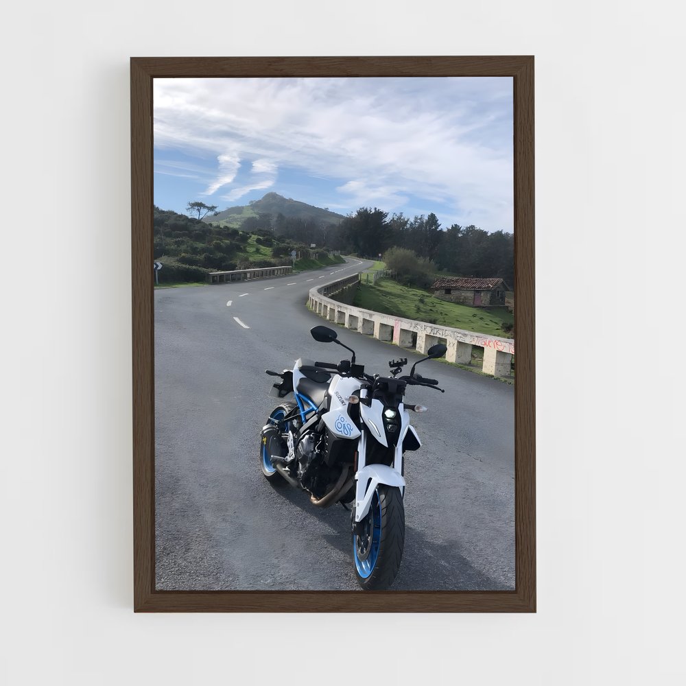 Poster moto Gsx-s raffiné (vue 5)