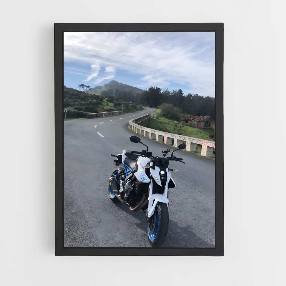 Poster moto Gsx-s raffiné (vue 2)