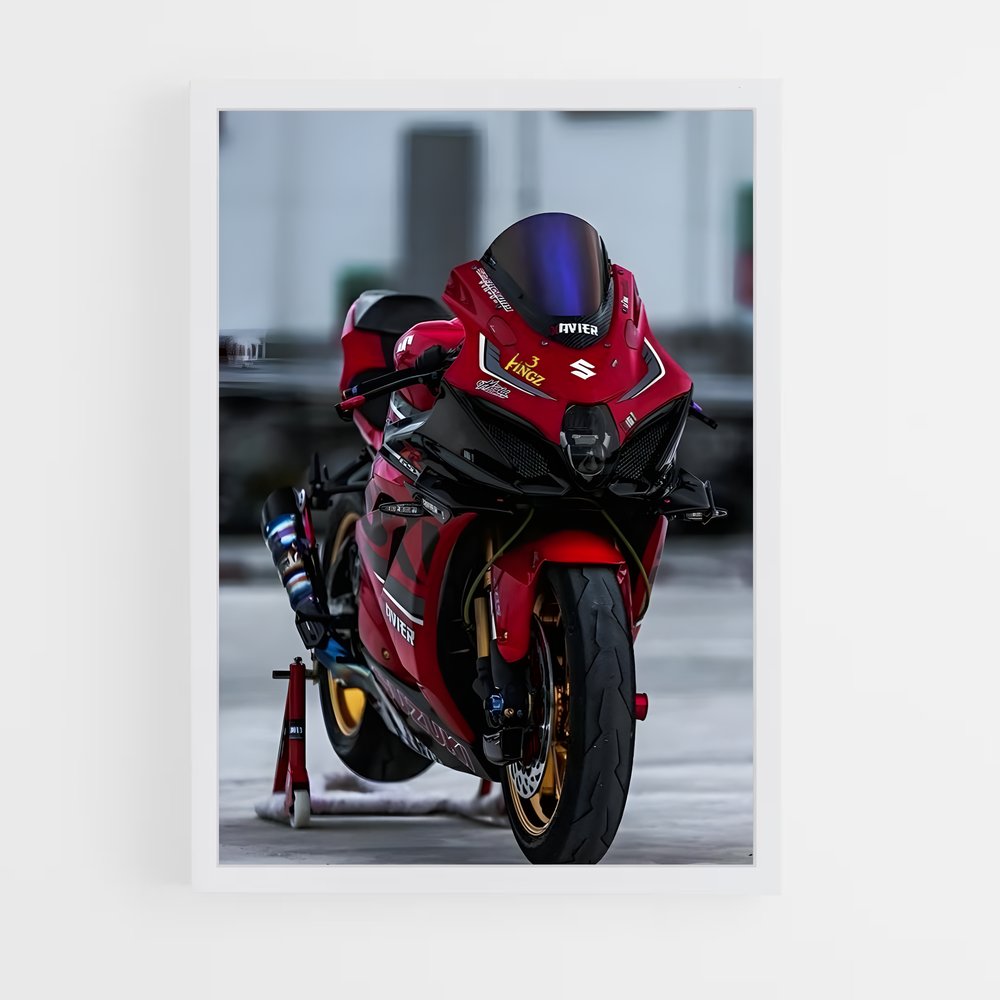 Poster superbe Gsx-r (vue 3)