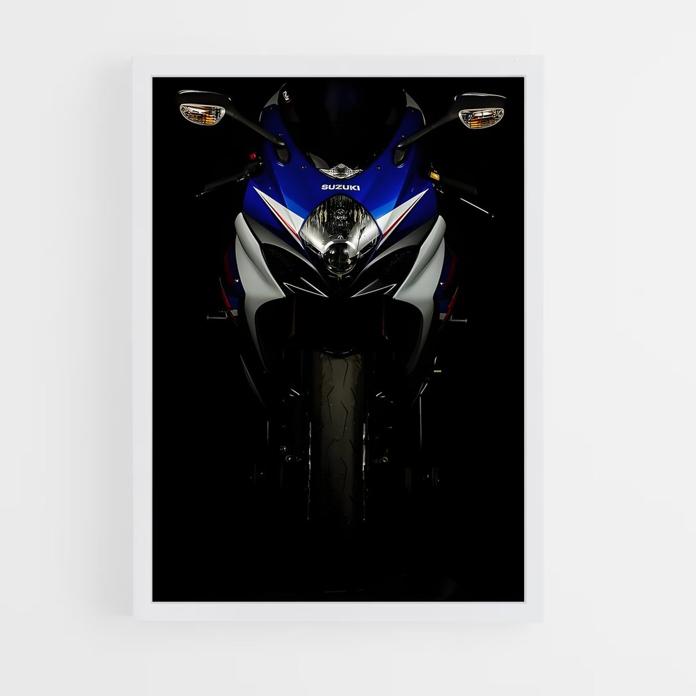 Poster moto Gsx-r stylé (vue 3)