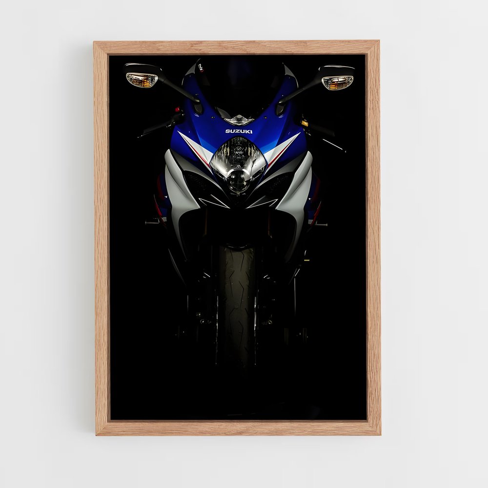 Poster moto Gsx-r stylé (vue 4)