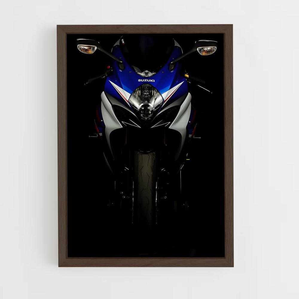 Poster moto Gsx-r stylé (vue 5)