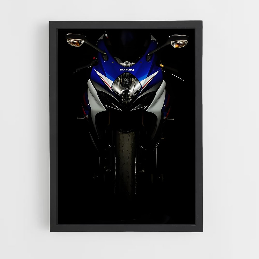Poster moto Gsx-r stylé (vue 2)