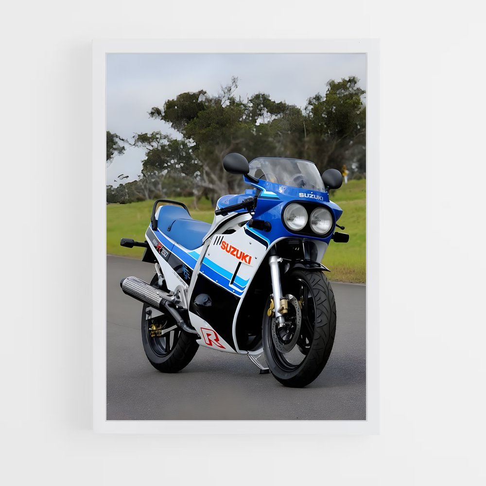 Poster Gsx-r750 Éblouissant (vue 3)