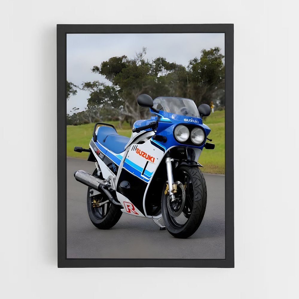 Poster Gsx-r750 Éblouissant (vue 2)
