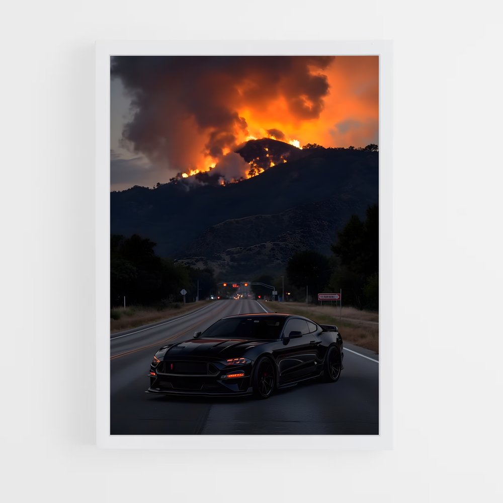 Poster Speed Inferno – affiche Shelby (vue 3)