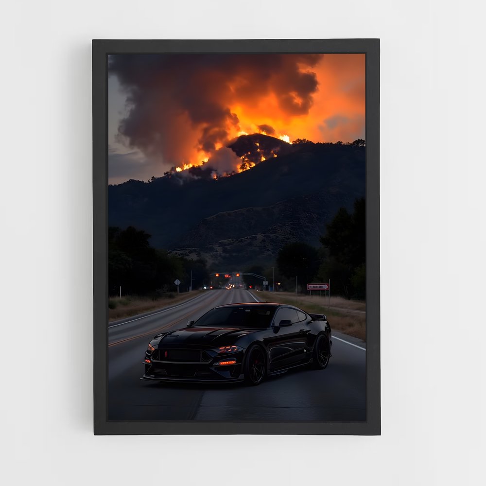 Poster Speed Inferno – affiche Shelby (vue 2)