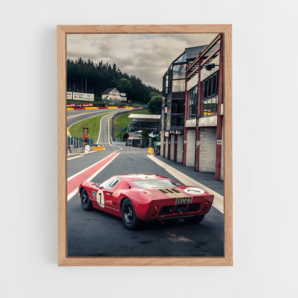 Poster Ferrari en Piste – affiche Ford (vue 4)