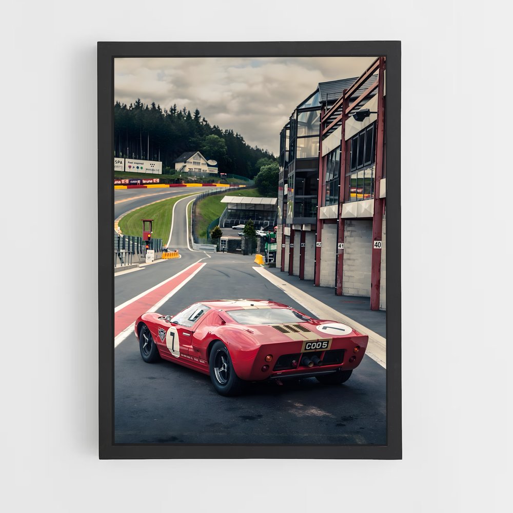 Poster Ferrari en Piste – affiche Ford (vue 2)