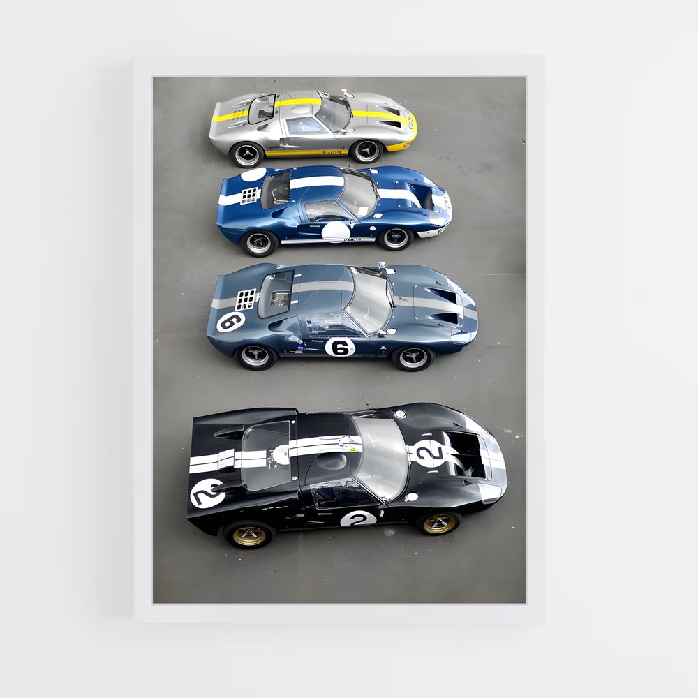Poster Vitesse élégance reine – affiche Ford (vue 3)