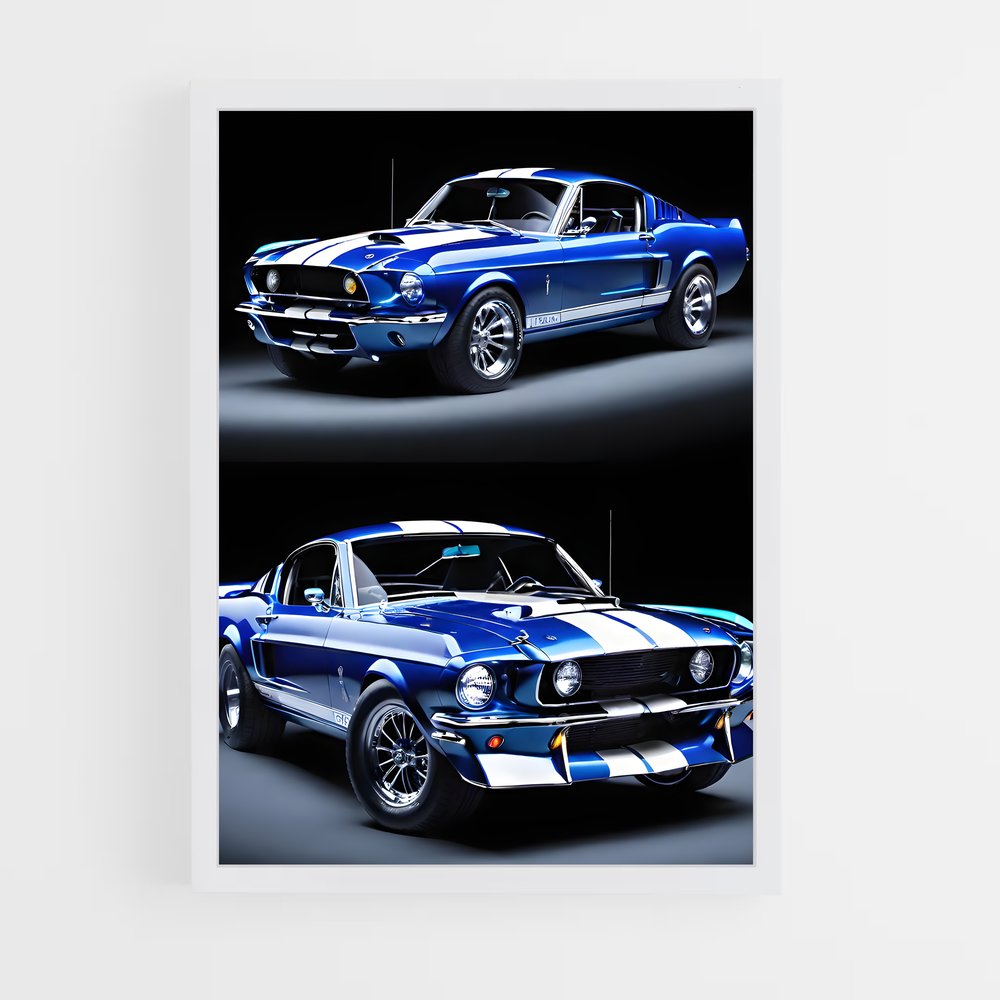 Poster Mustang Visionnaire – affiche Shelby (vue 3)