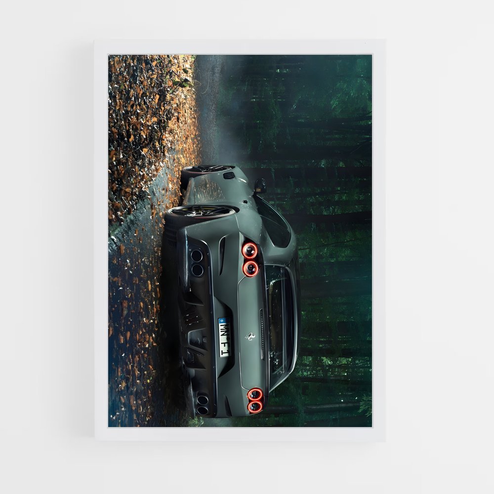 Poster Lumières dans les Bois – affiche Ferrari (vue 3)