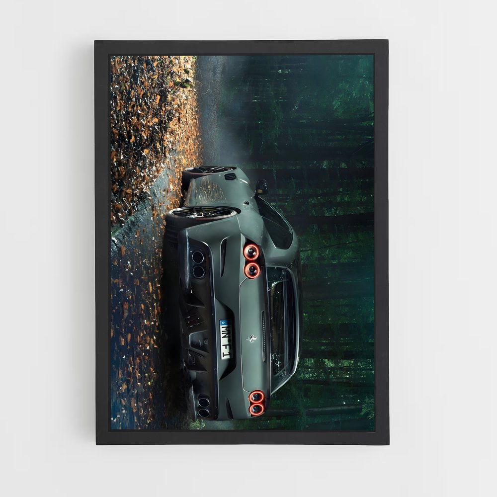 Poster Lumières dans les Bois – affiche Ferrari (vue 2)