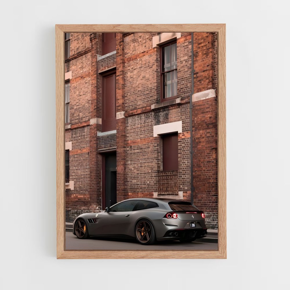 Poster Gtc lusso briques – affiche Ferrari (vue 4)