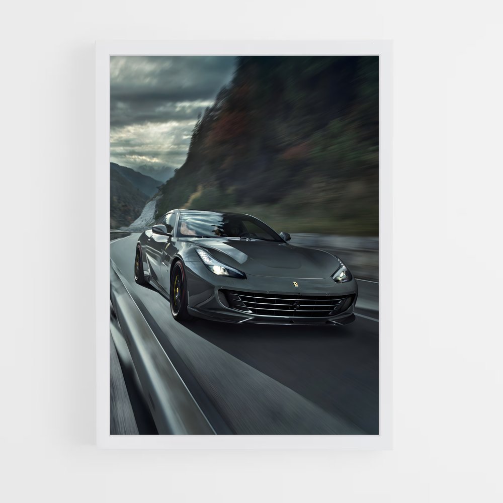Poster Route de l'Excellence – affiche Ferrari (vue 3)