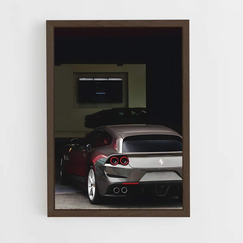 Poster Gtc lusso supercar – affiche Ferrari (vue 5)