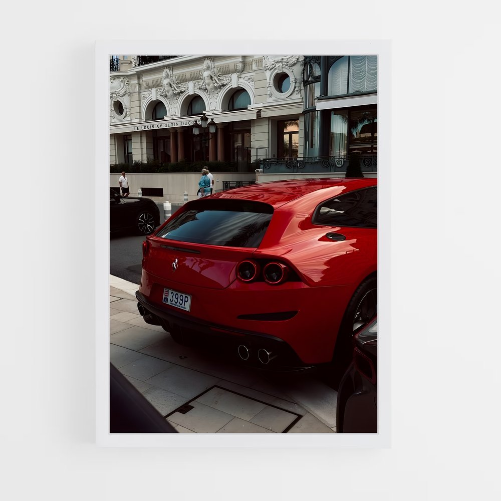Poster Gtc lusso – affiche Ferrari (vue 3)