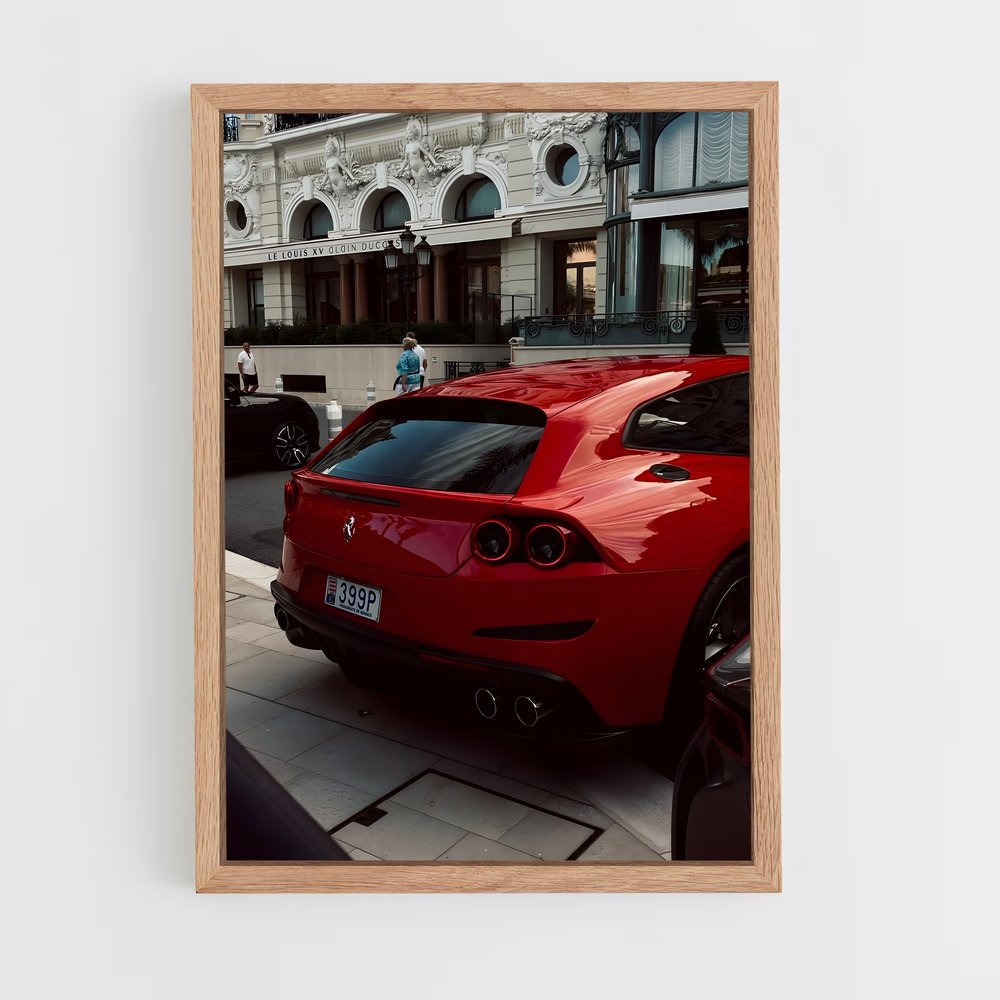 Poster Gtc lusso – affiche Ferrari (vue 4)