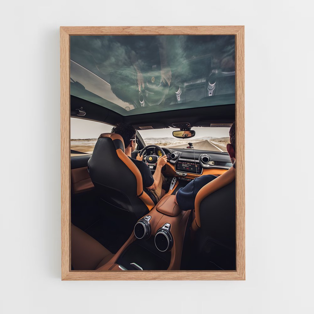 Poster Inside the Dream Machine – affiche Ferrari (vue 4)